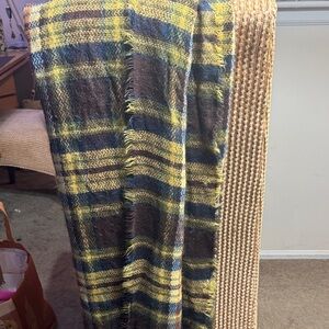Fall colored throw blanket